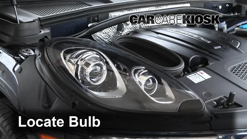 2018 Porsche Macan 2.0L 4 Cyl. Turbo Luces Faro delantero (reemplazar foco)